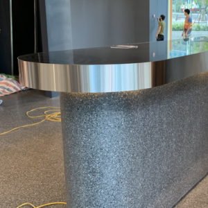 Bàn quầy bọc inox