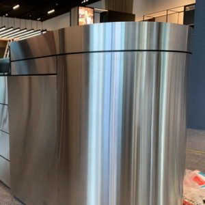 Ốp inox bàn quầy