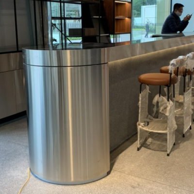 Ốp inox bàn quầy