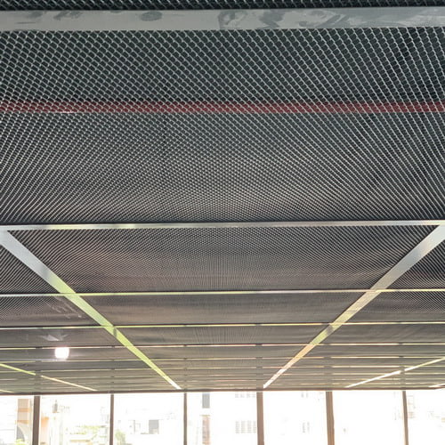 Trần lưới thép sơn